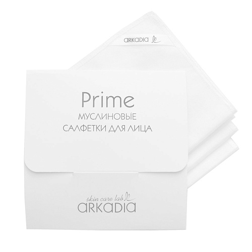Муслиновые салфетки для лица Prime